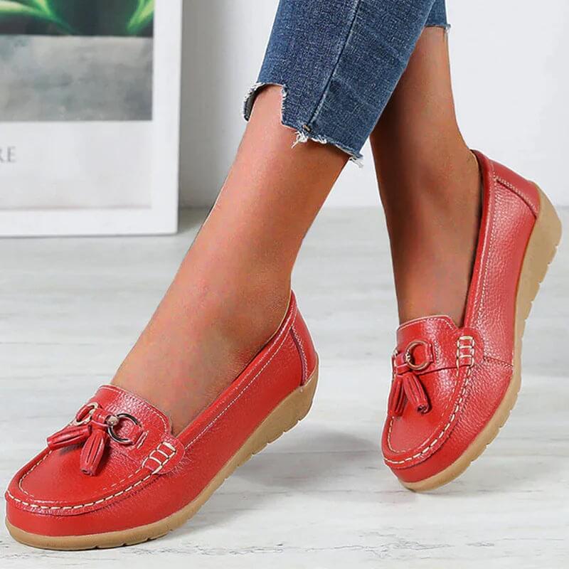 Mocassins Orthopédiques Cuir - Confort - Élégance - Image 3