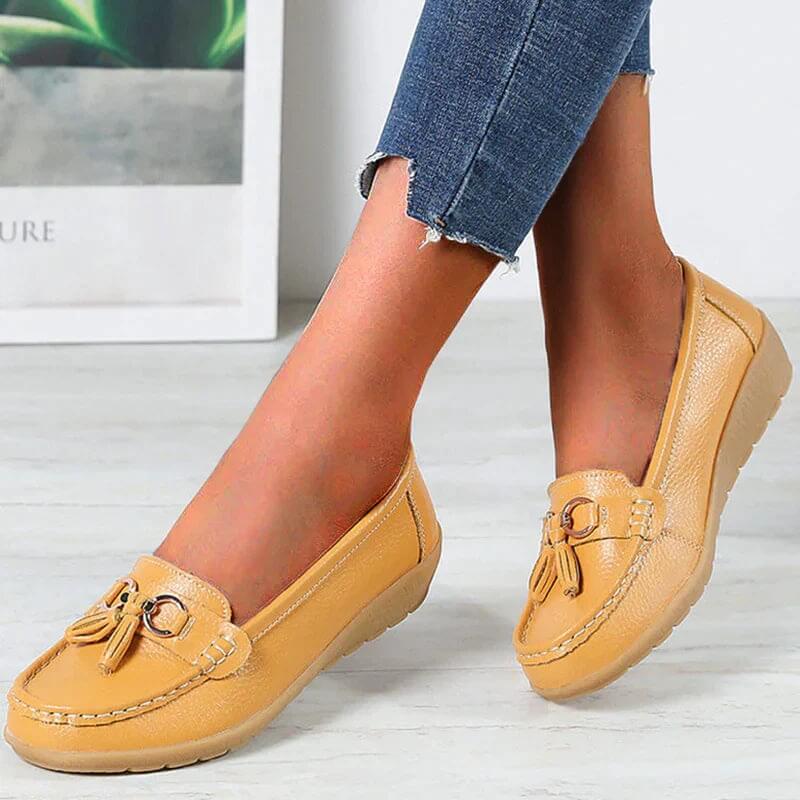 Mocassins Orthopédiques Cuir - Confort - Élégance - Image 4