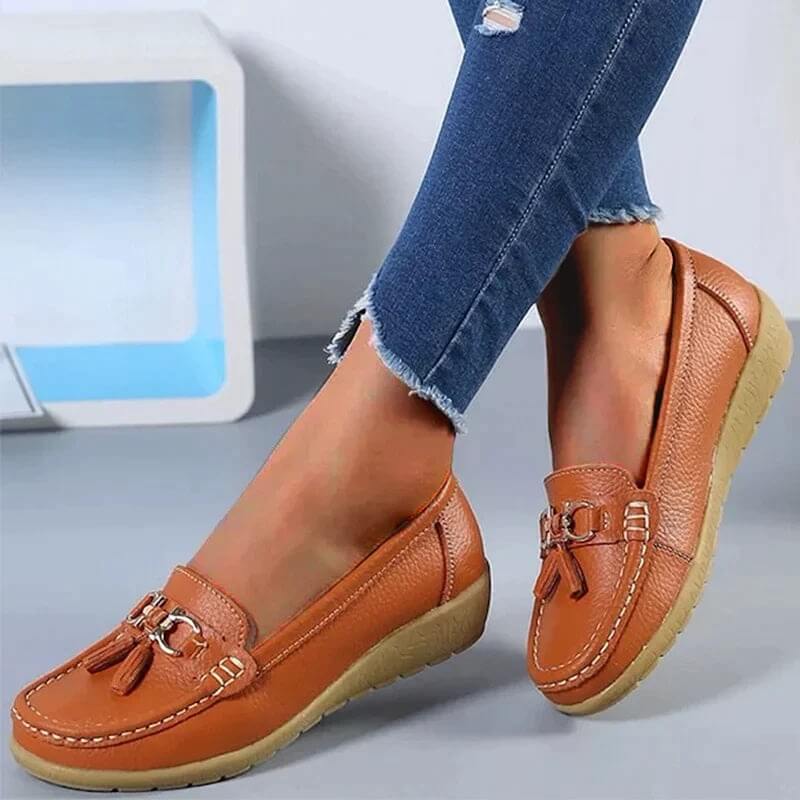 Mocassins Orthopédiques Cuir - Confort - Élégance - Image 5