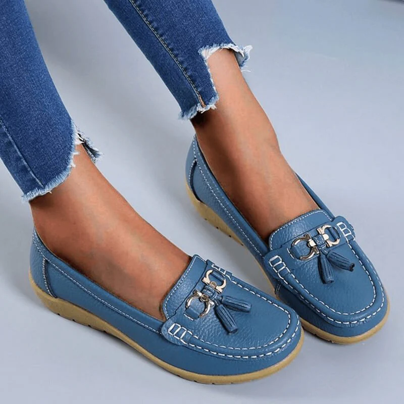 Mocassins Orthopédiques Cuir - Confort - Élégance - Image 6