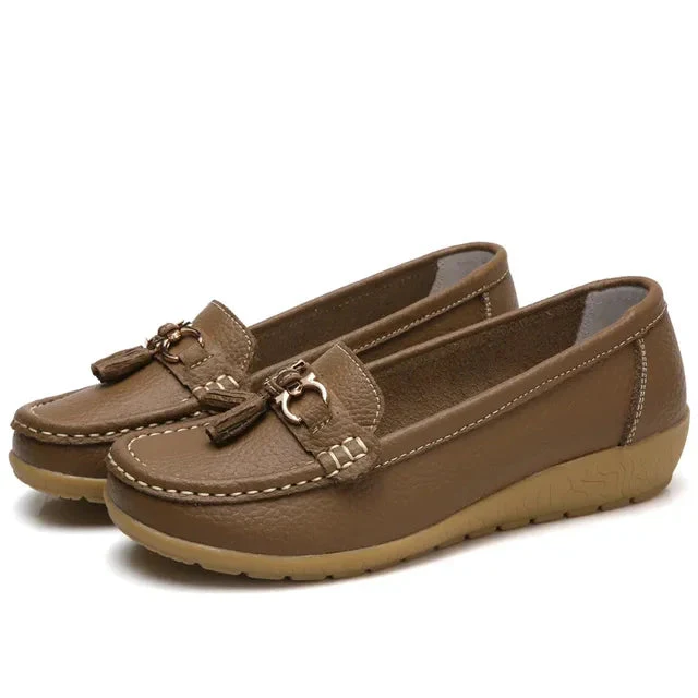 Mocassins Orthopédiques Cuir - Confort - Élégance - Image 7