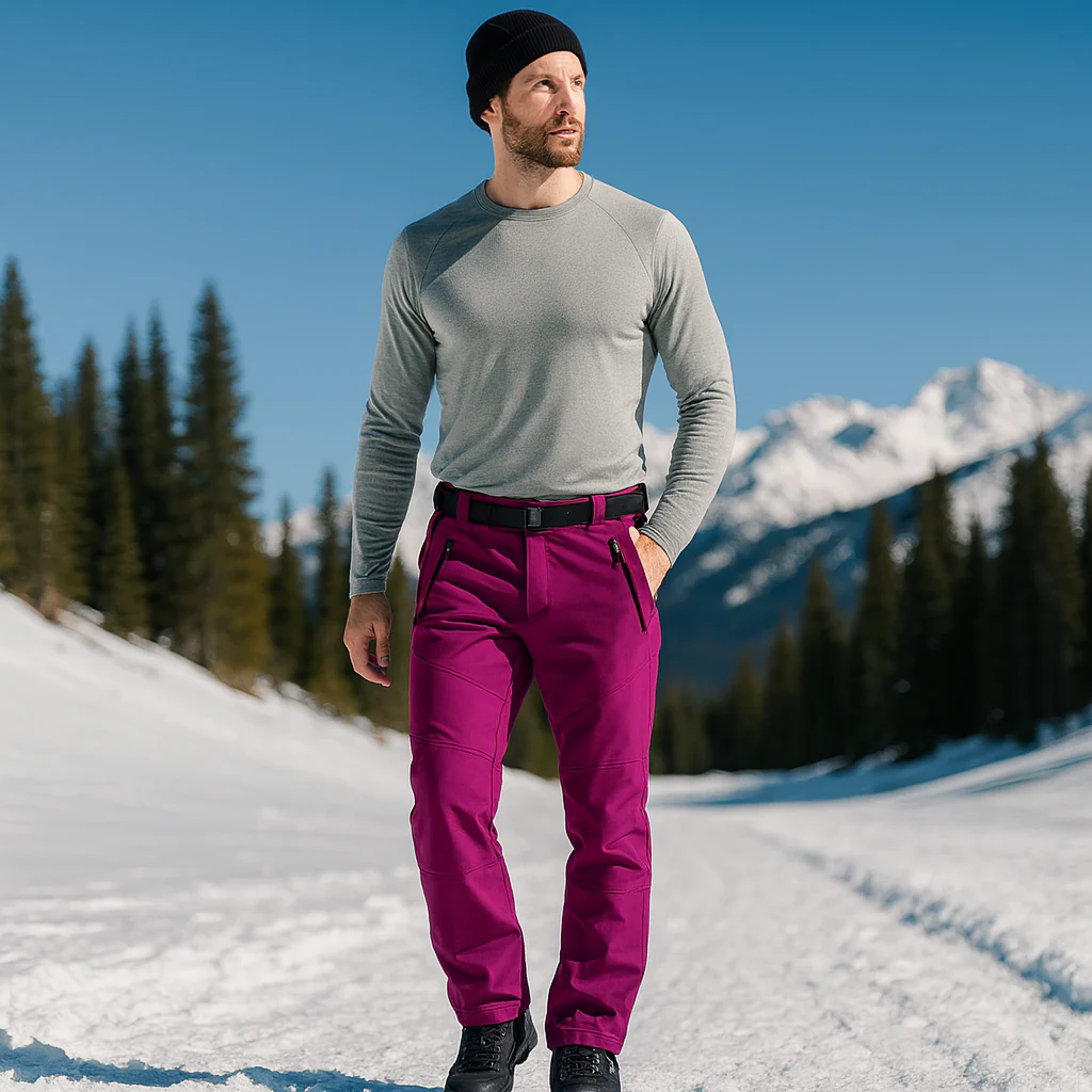 Pantalons de trekking imperméables pour femmes avec polaire - Image 9