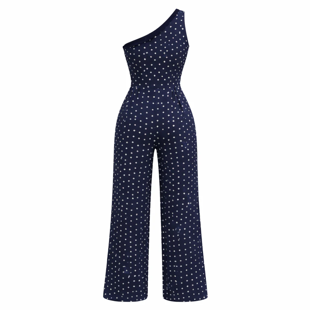 Robe à Pois | Design Asymétrique | Tissu Léger - Image 8