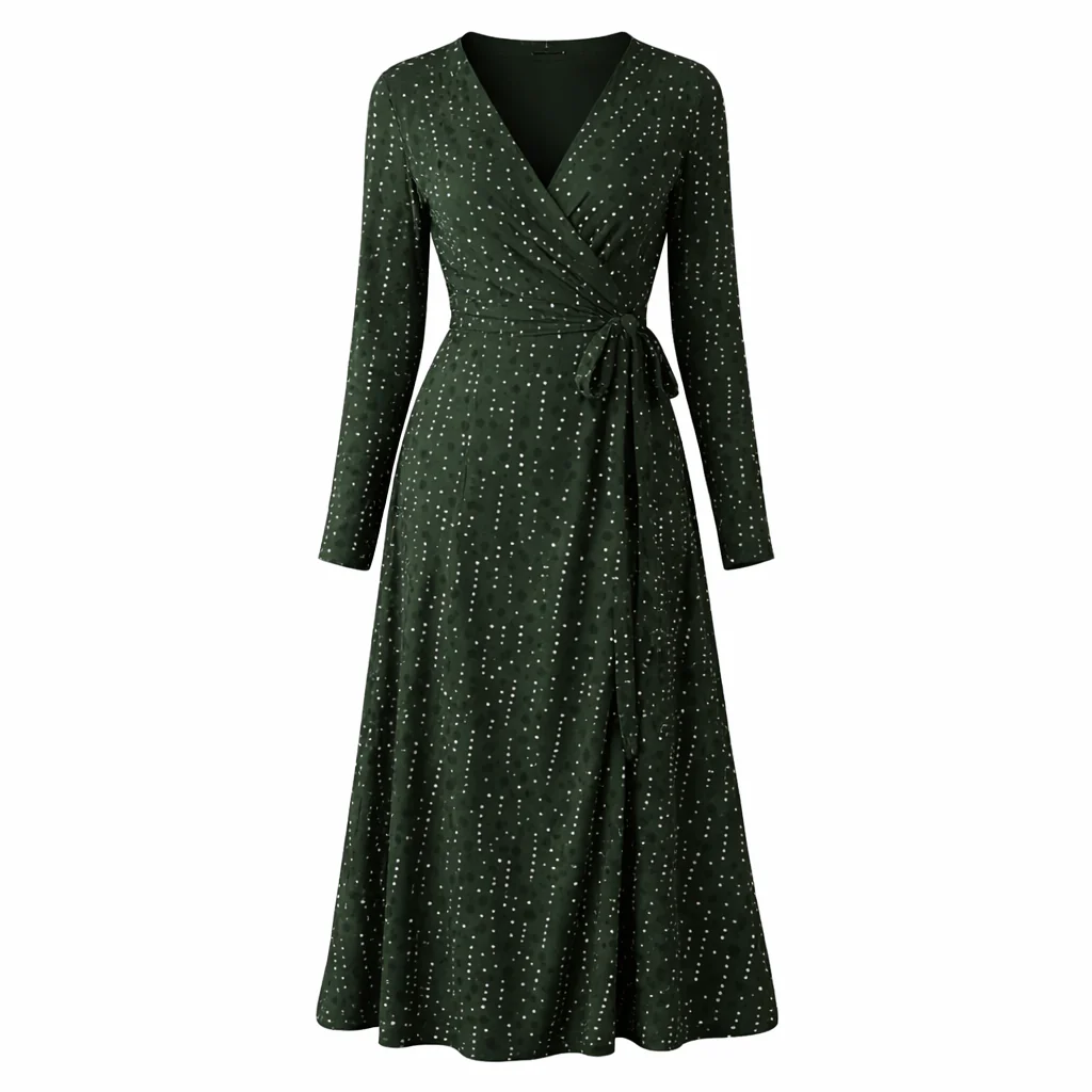 Robe à Pois | Sexy Été | Tissu Haute Qualité - Image 5