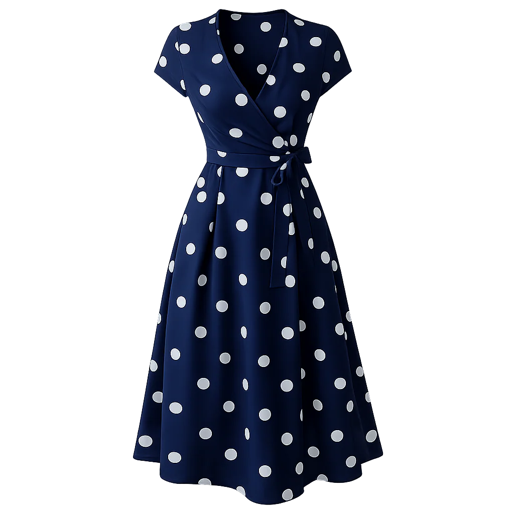 Robe à Pois | Robe d'Été Polyvalente | Design Chic - Image 7