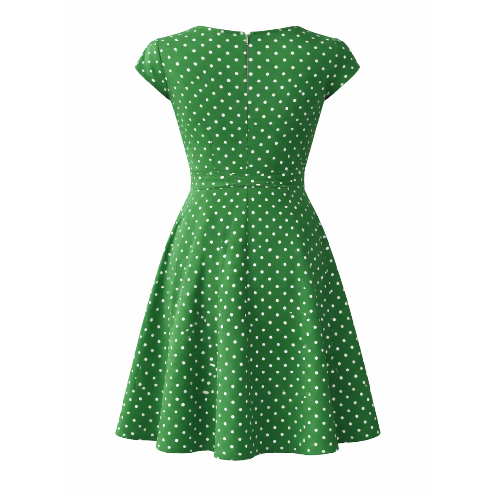 Robe à Pois | Femme, Style Classique | Ajustement Confortable - Image 7