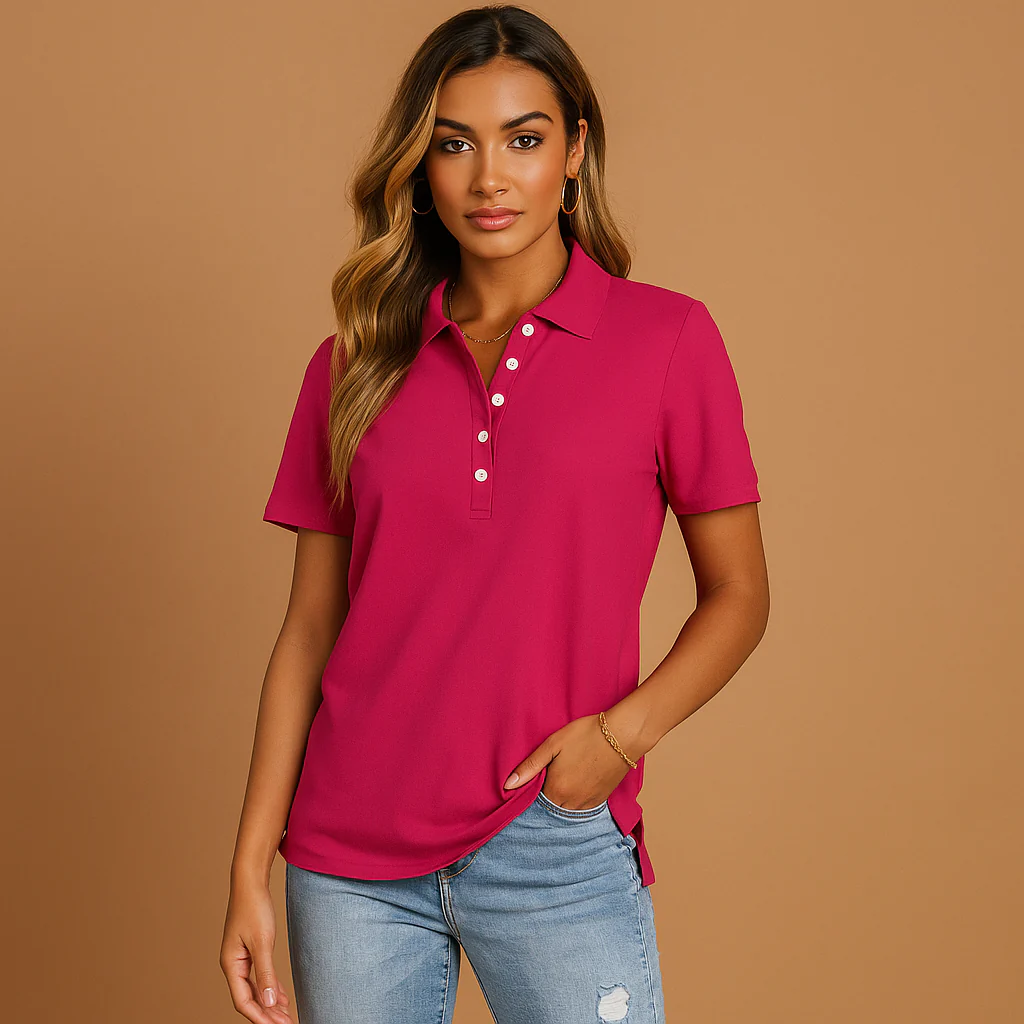 Polo Coton Luxe Femme - Intemporel - Respirant - Image 11
