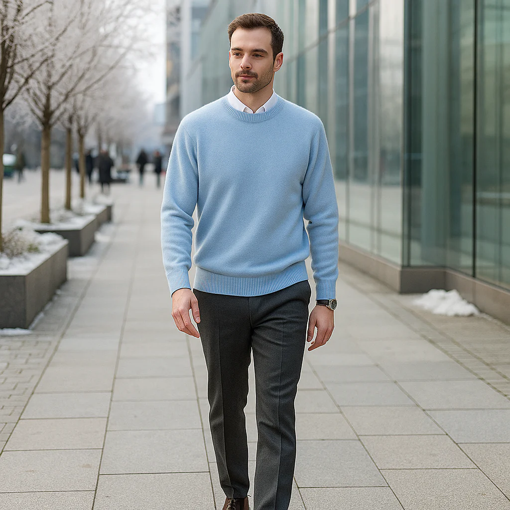 Pull cachemire homme - qualité supérieure - ultra-doux - élégant - Image 7