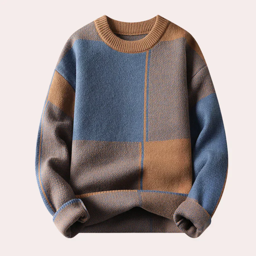 Pull chaud pour homme - Tricot doux - Coupe classique - Confortable - Image 7