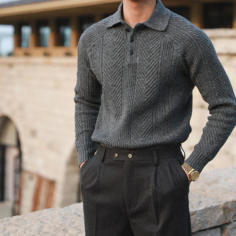 Pull d'hiver homme chaud - coupe décontractée - Image 2
