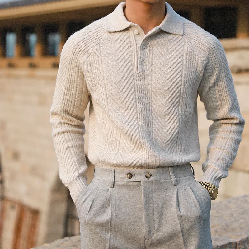 Pull d'hiver homme chaud - coupe décontractée - Image 3