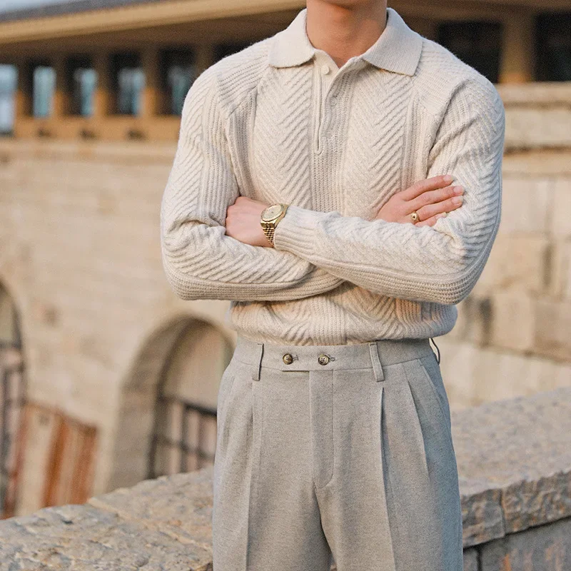 Pull d'hiver homme chaud - coupe décontractée - Image 5