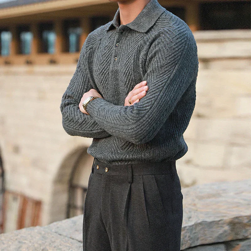 Pull d'hiver homme chaud - coupe décontractée - Image 6