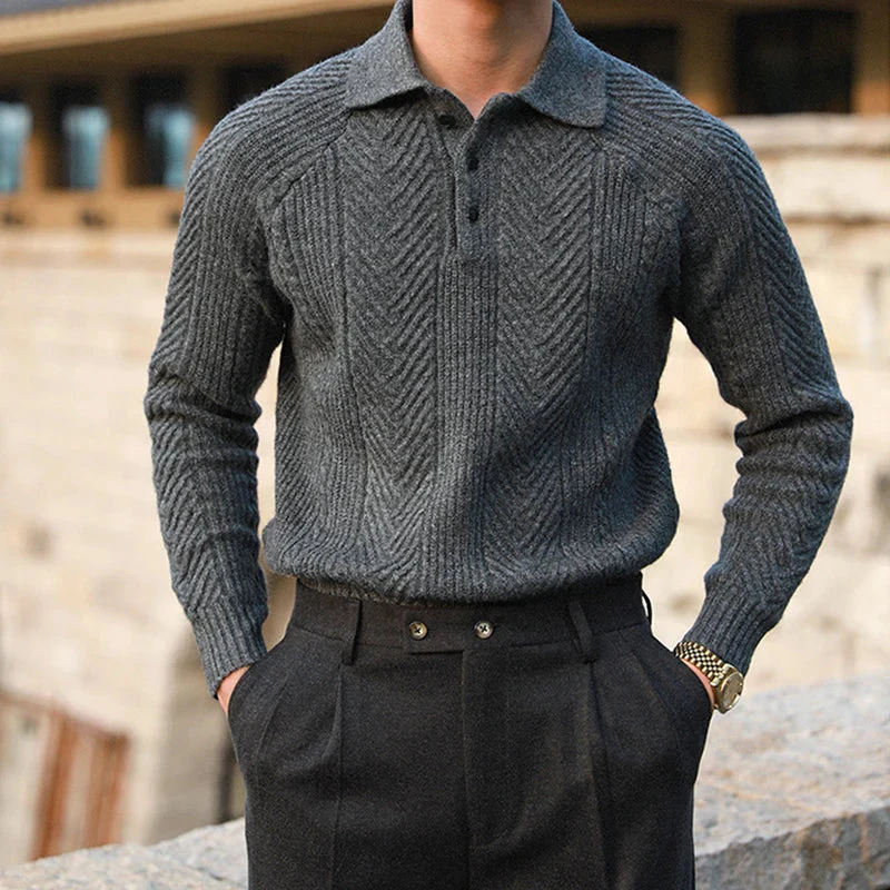 Pull d'hiver homme chaud - coupe décontractée - Image 8
