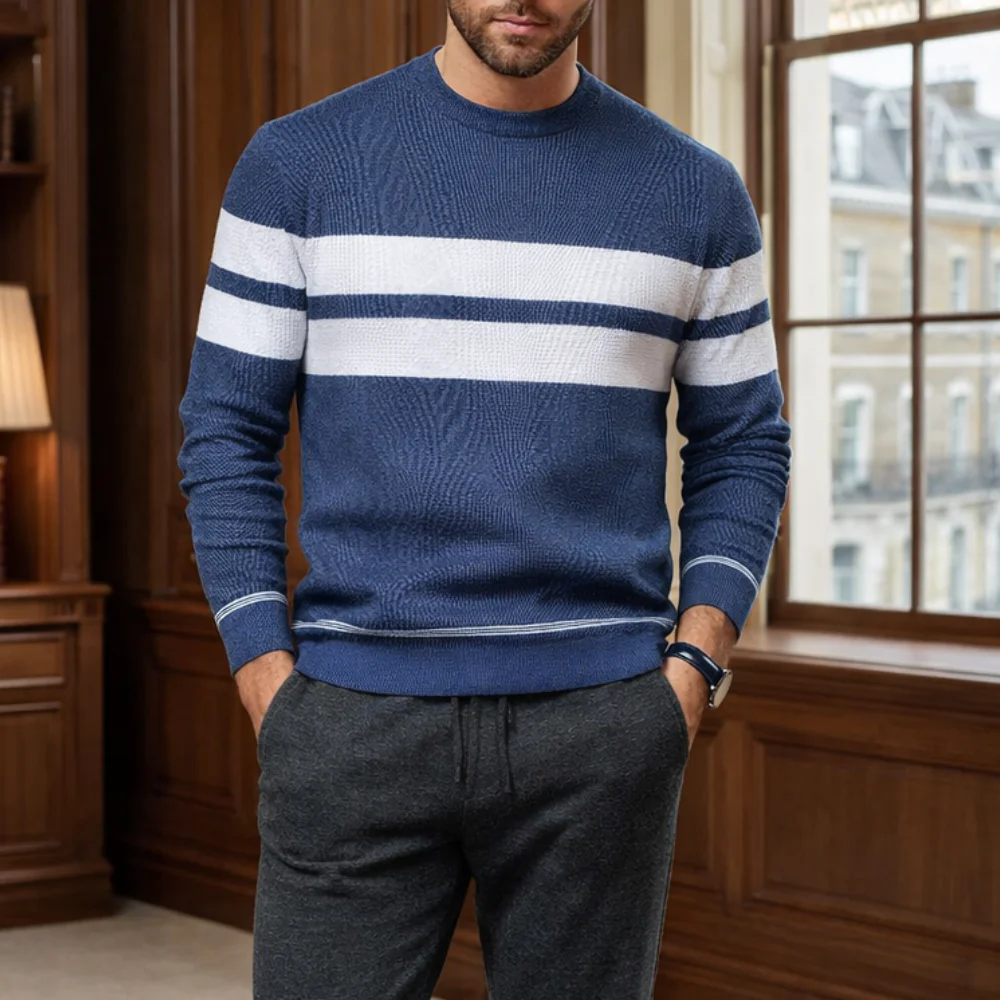 Pull en maille élégant pour homme | Style décontracté | Doux, confortable, polyvalent - Image 6