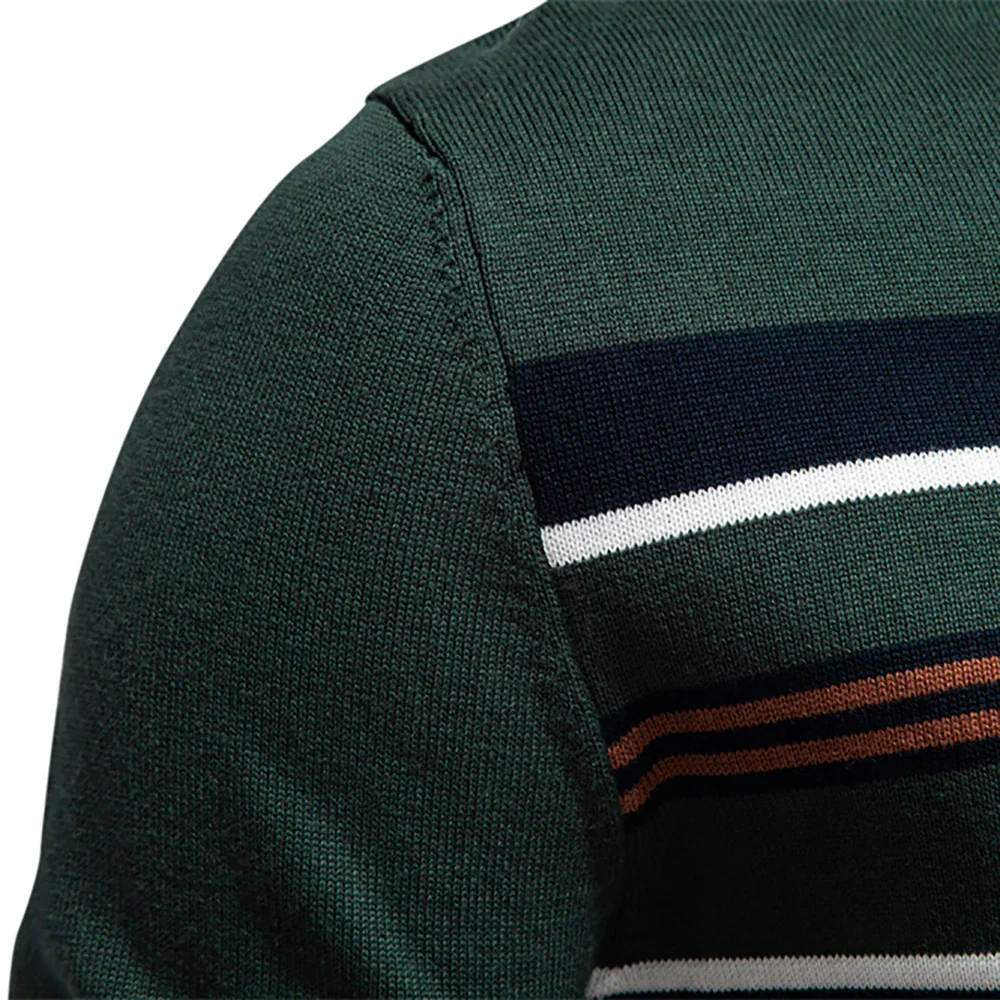 Pull homme moderne - fermeture éclair - col montant - Image 6