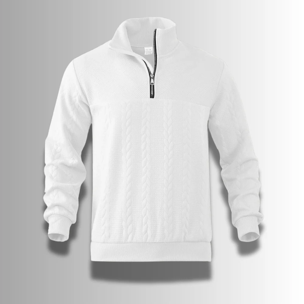 Pull laine mérinos homme - haut de gamme - chaud - élégant - Image 10