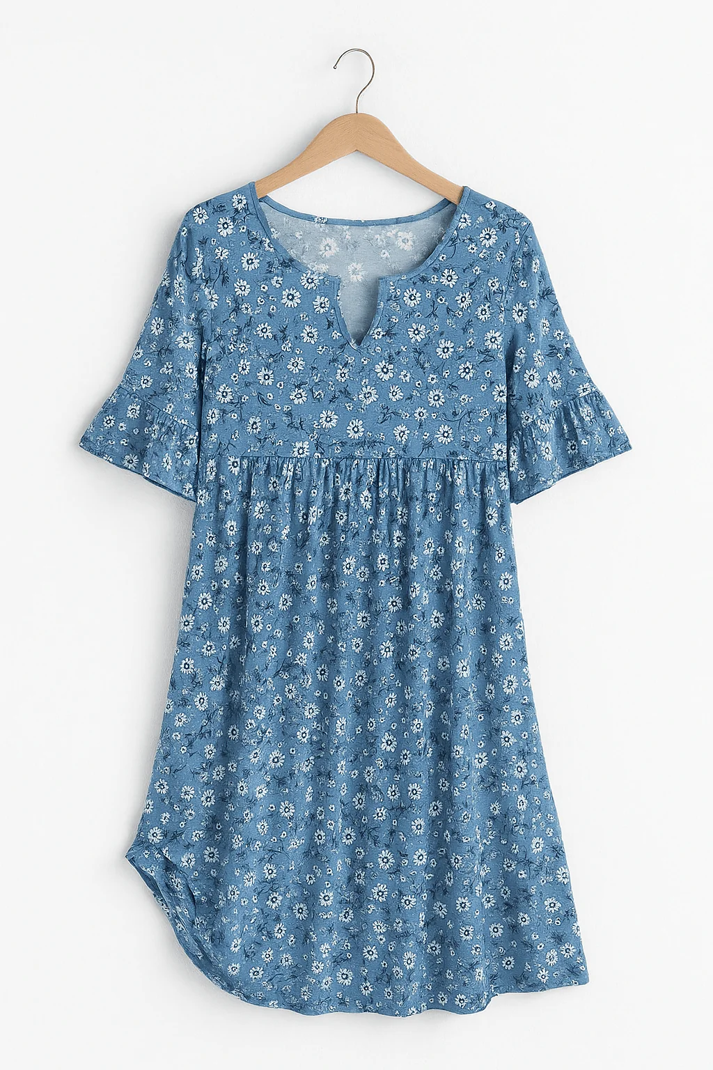 Robe Annalena - Midi élégante - Motif floral raffiné - Image 6