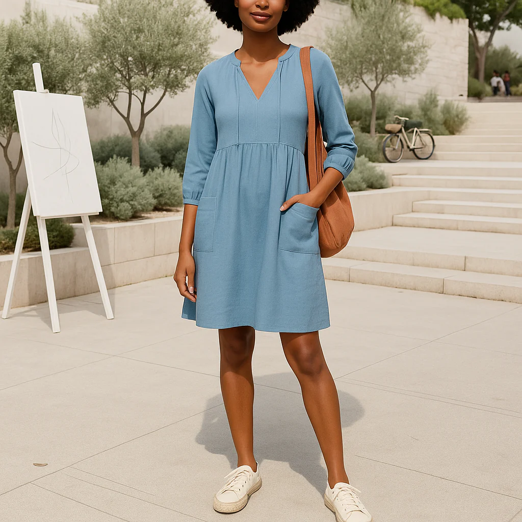 Robe Chemise Franca - Luźna - Oversize - Midi