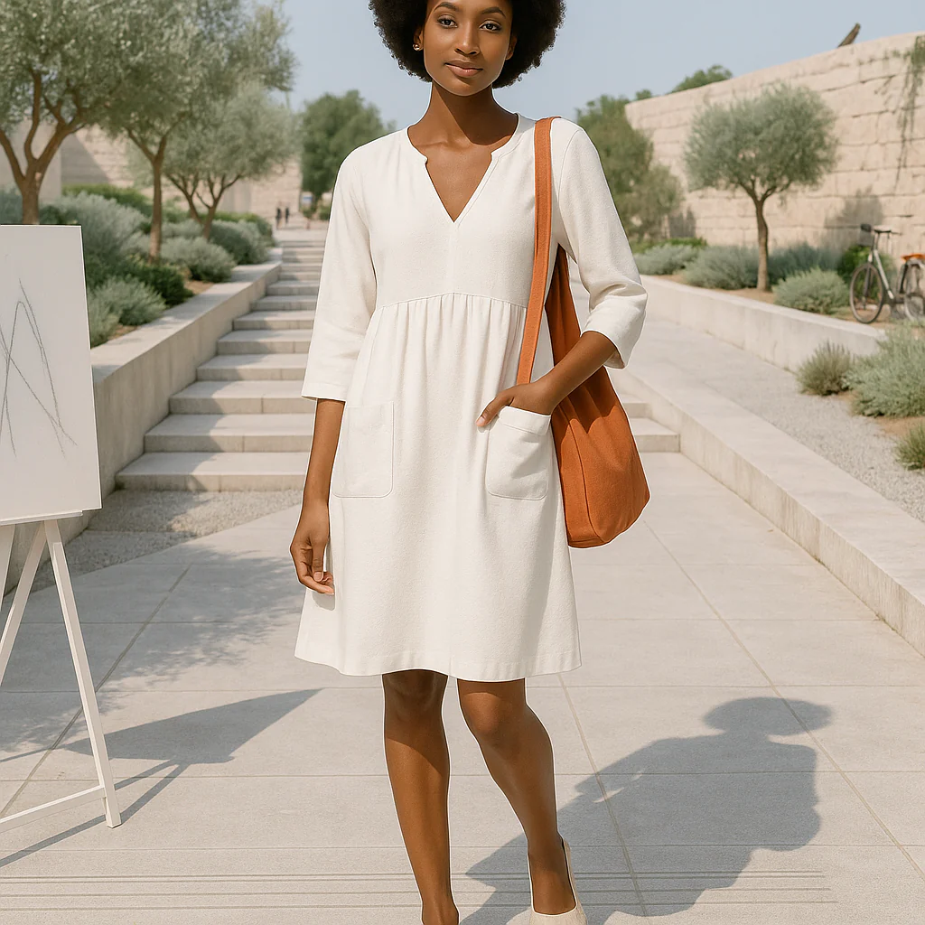 Robe Chemise Franca - Luźna - Oversize - Midi - Image 3