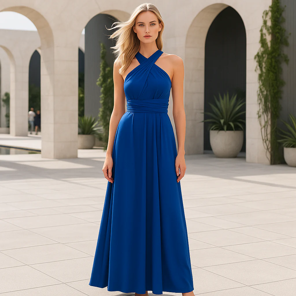 Robe de soirée convertible - élégante - femme - longue - transformable - Image 2