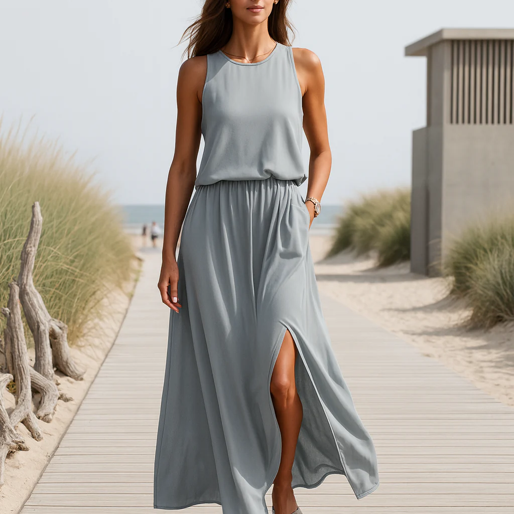 Robe Maxi Boho en Modal - Soirée - Femme - Image 5