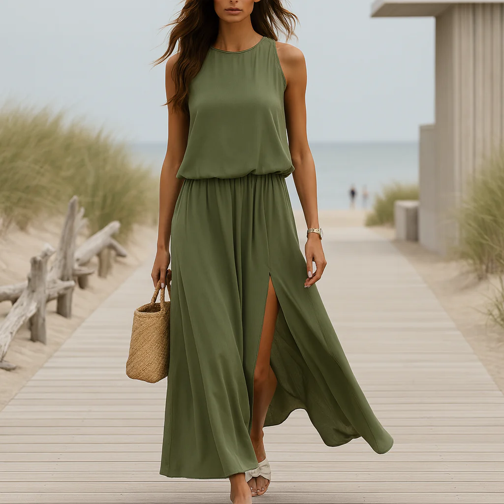 Robe Maxi Boho en Modal - Soirée - Femme - Image 6