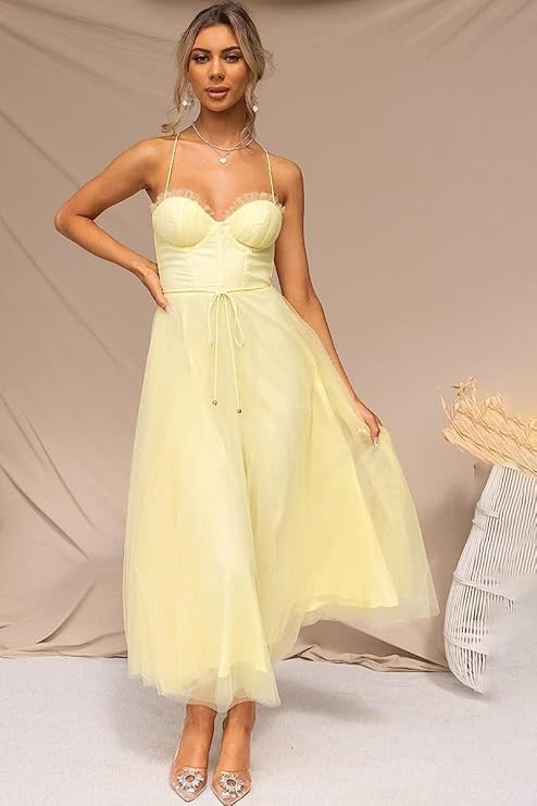 Robe Maxi Féérique - Tulle Élégante - Longue de Soirée - Image 11