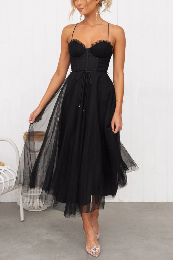 Robe Maxi Féérique - Tulle Élégante - Longue de Soirée - Image 5