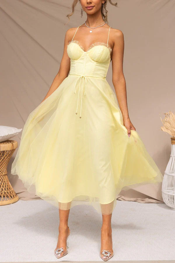 Robe Maxi Féérique - Tulle Élégante - Longue de Soirée - Image 9