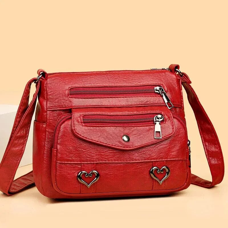 Sac à main vintage cuir souple - Love - Bandoulière - Image 12