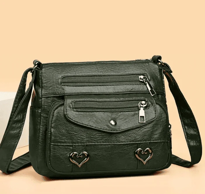Sac à main vintage cuir souple - Love - Bandoulière - Image 14