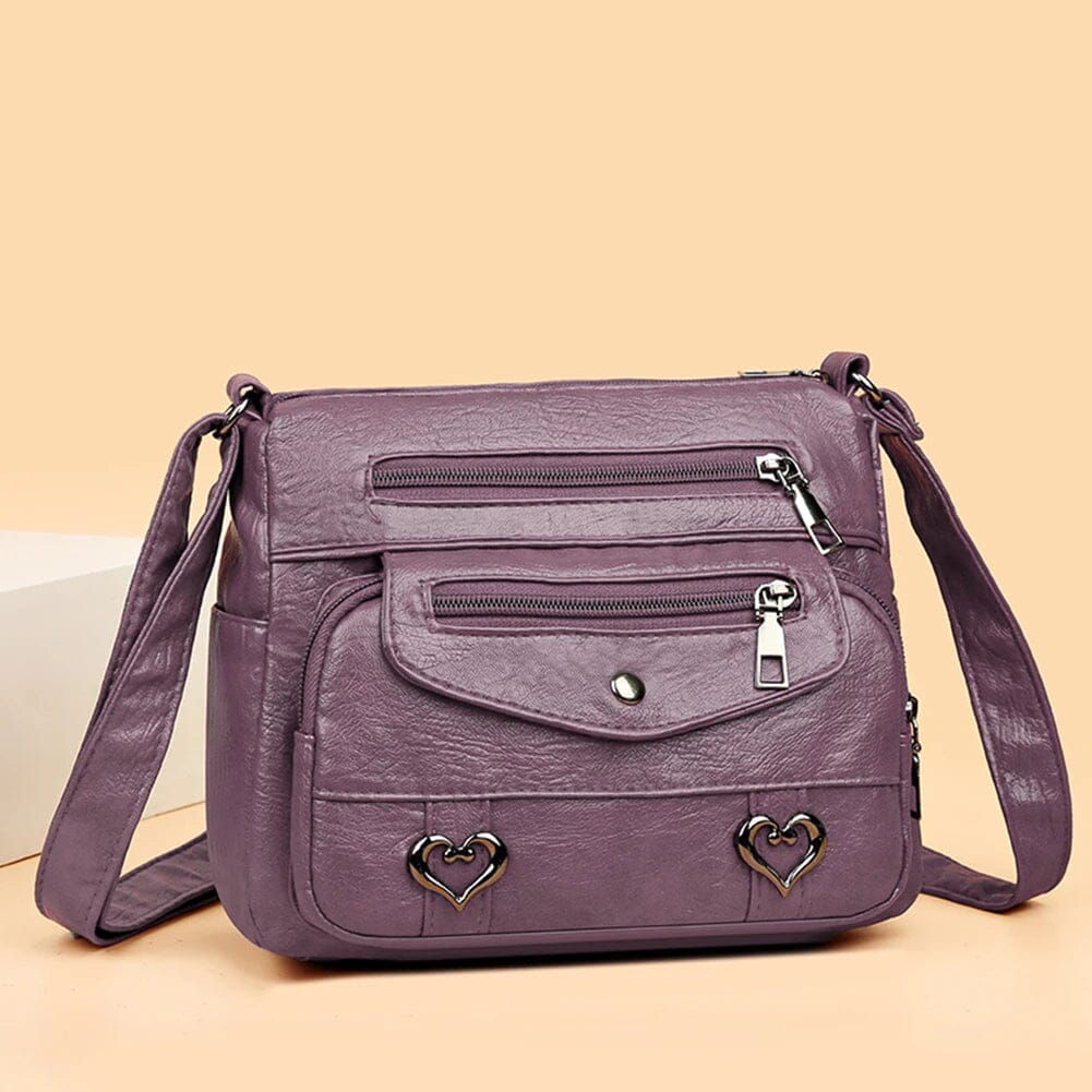 Sac à main vintage cuir souple - Love - Bandoulière - Image 15