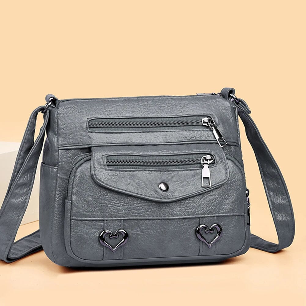 Sac à main vintage cuir souple - Love - Bandoulière - Image 16