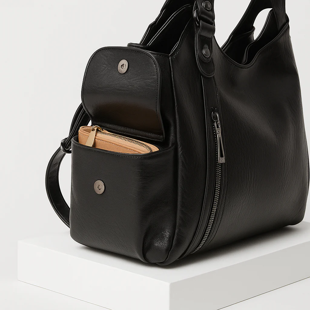 Sac fourre-tout cuir Novira élégant et pratique - Image 10
