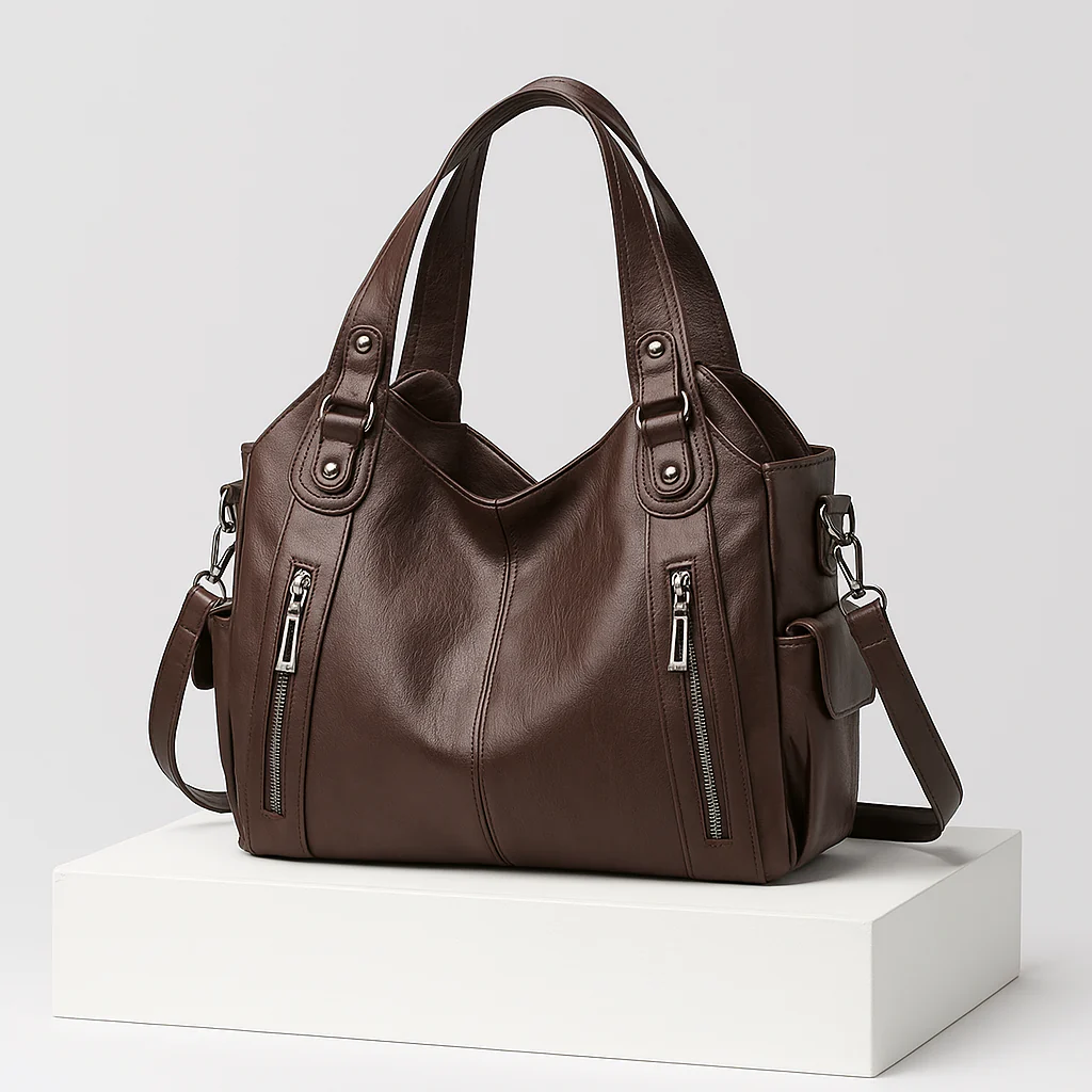 Sac fourre-tout cuir Novira élégant et pratique - Image 11