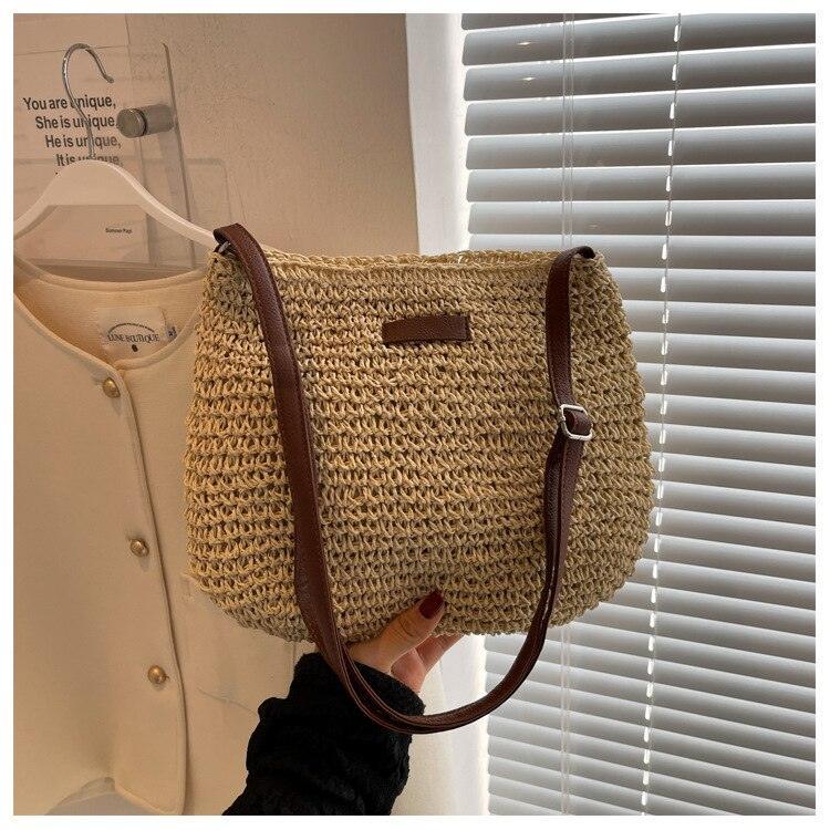 Sac Paille Tressée Artisanale - Tropical - Image 10