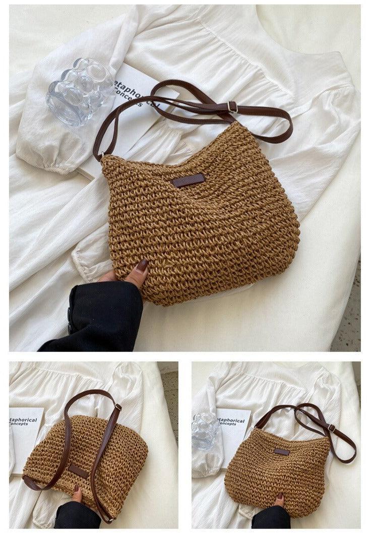 Sac Paille Tressée Artisanale - Tropical - Image 16
