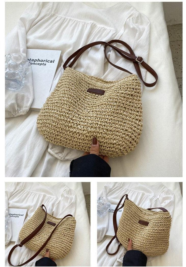 Sac Paille Tressée Artisanale - Tropical - Image 17