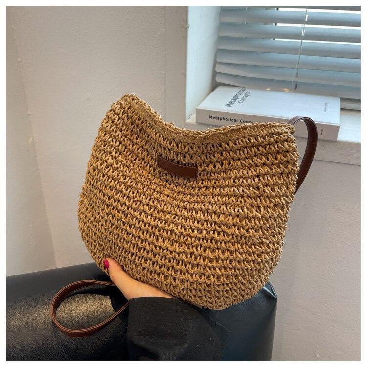 Sac Paille Tressée Artisanale - Tropical - Image 19