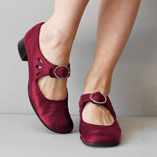 Sandales à Talon Cuir - Boucle Orthopédique Chic - Image 4