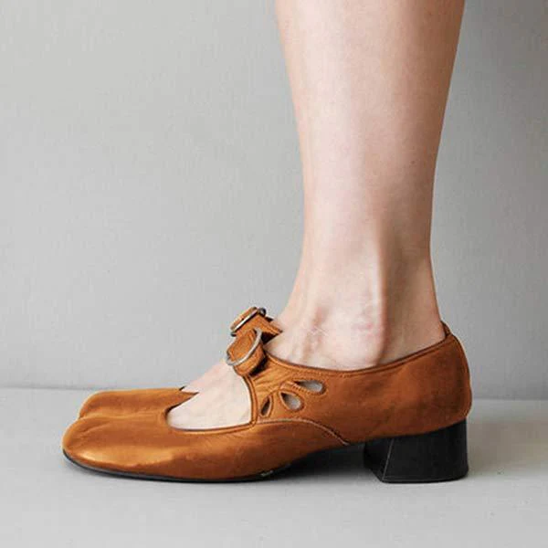 Sandales à Talon Cuir - Boucle Orthopédique Chic - Image 5