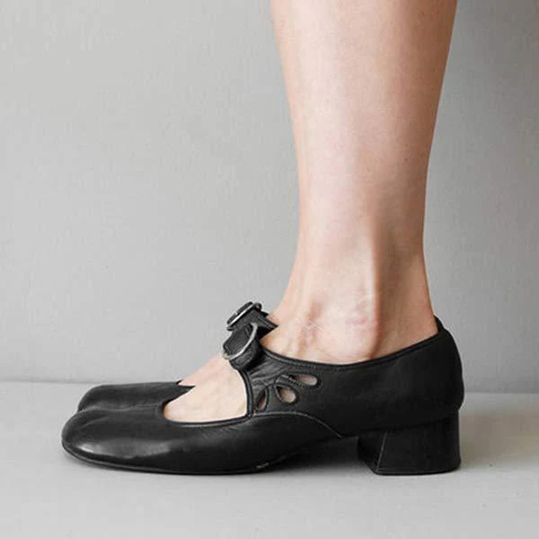 Sandales à Talon Cuir - Boucle Orthopédique Chic - Image 6
