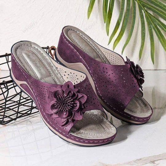 Sandales orthopédiques cuir souple - Confort et style
