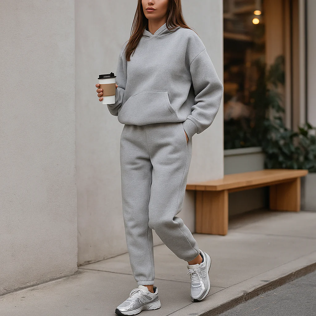 Série de vêtements de sport pour femmes - Veste à capuche - Joggers pour femmes - Image 4