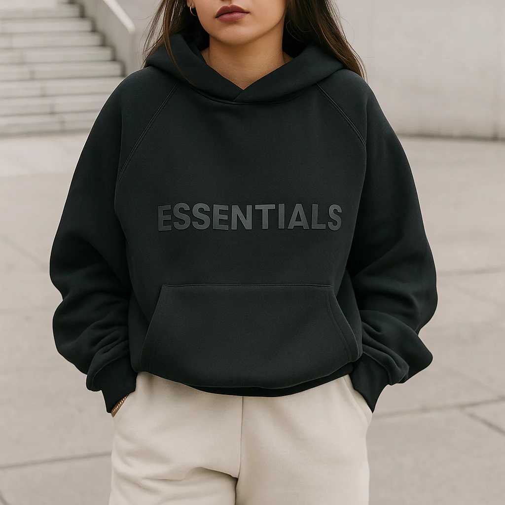 Sweat à capuche femme avec poche kangourou - Image 3