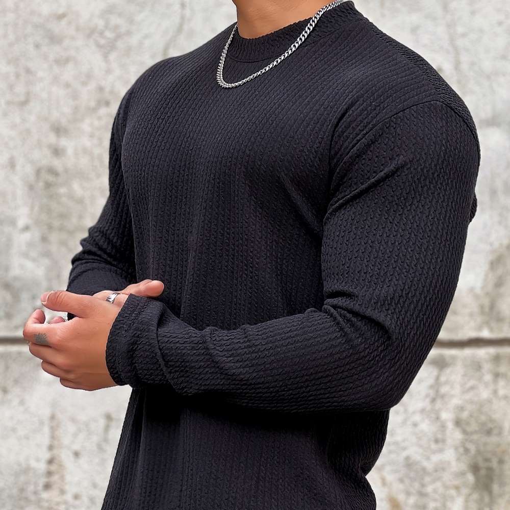 Sweat-shirt d'entraînement pour homme - Haut de survêtement - Respirant - Image 4