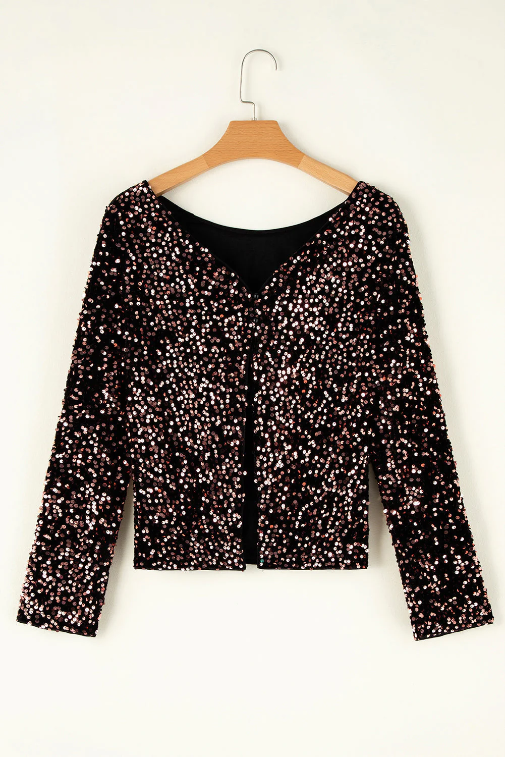 Top Élégant Manches Longues - Décolleté Dos Femme - Image 7