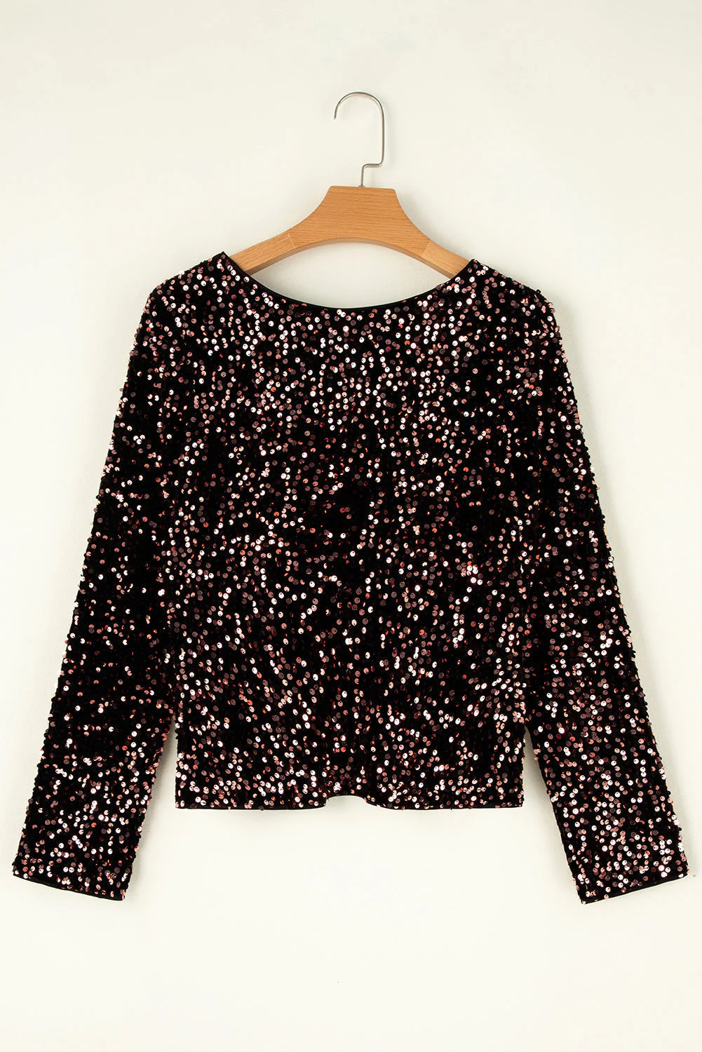 Top Élégant Manches Longues - Décolleté Dos Femme - Image 8
