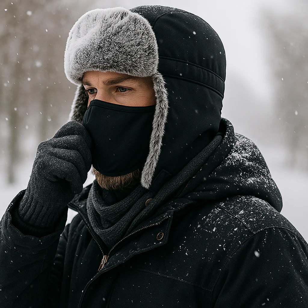 Bonnet Alpin Hiver – Chaleur Extrême et Style Hivernal - Image 5